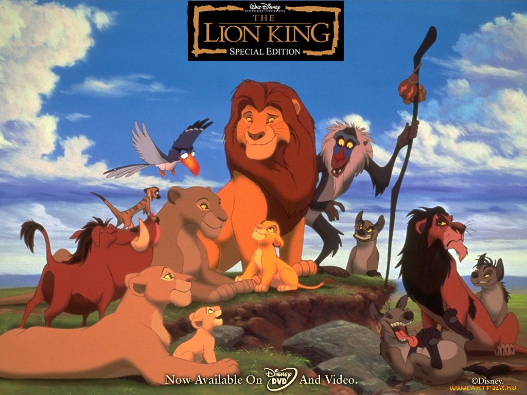 мультфильмы, the, lion, king
