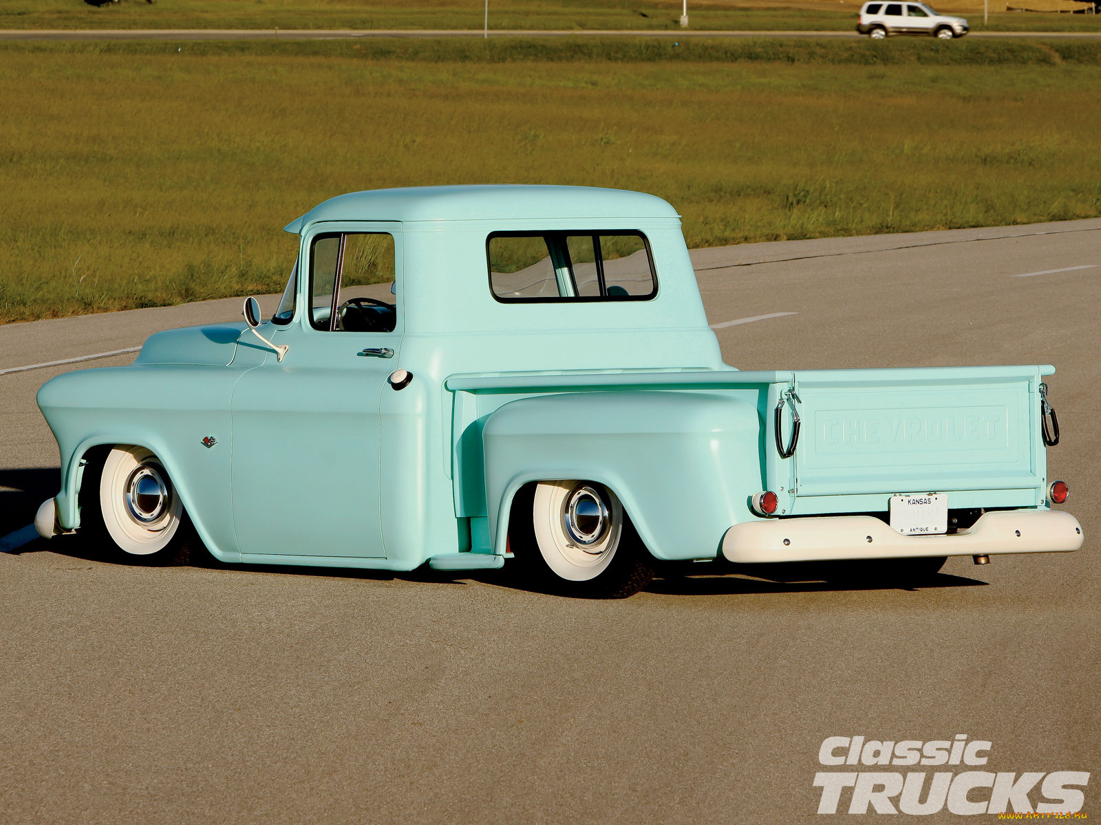 1956, chevy, pickup, автомобили, custom, pick, up