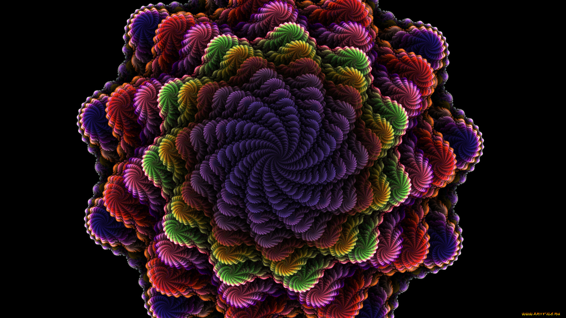 3д, графика, fractal, фракталы, фон, фрактал