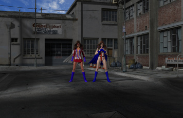 обоя supergirl, 3д графика, фантазия , fantasy, девушки, супермены