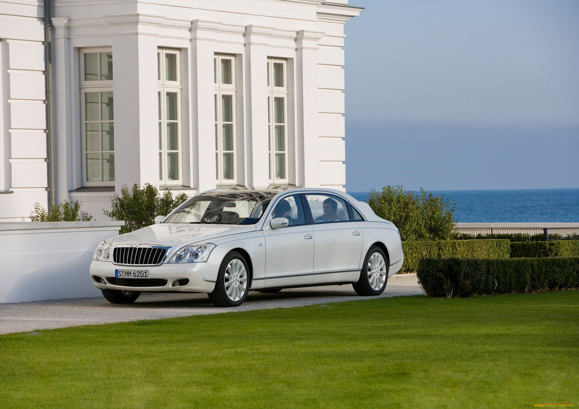 maybach, landaulet, 2009, автомобили, maybach, 2009, белый, landaulet