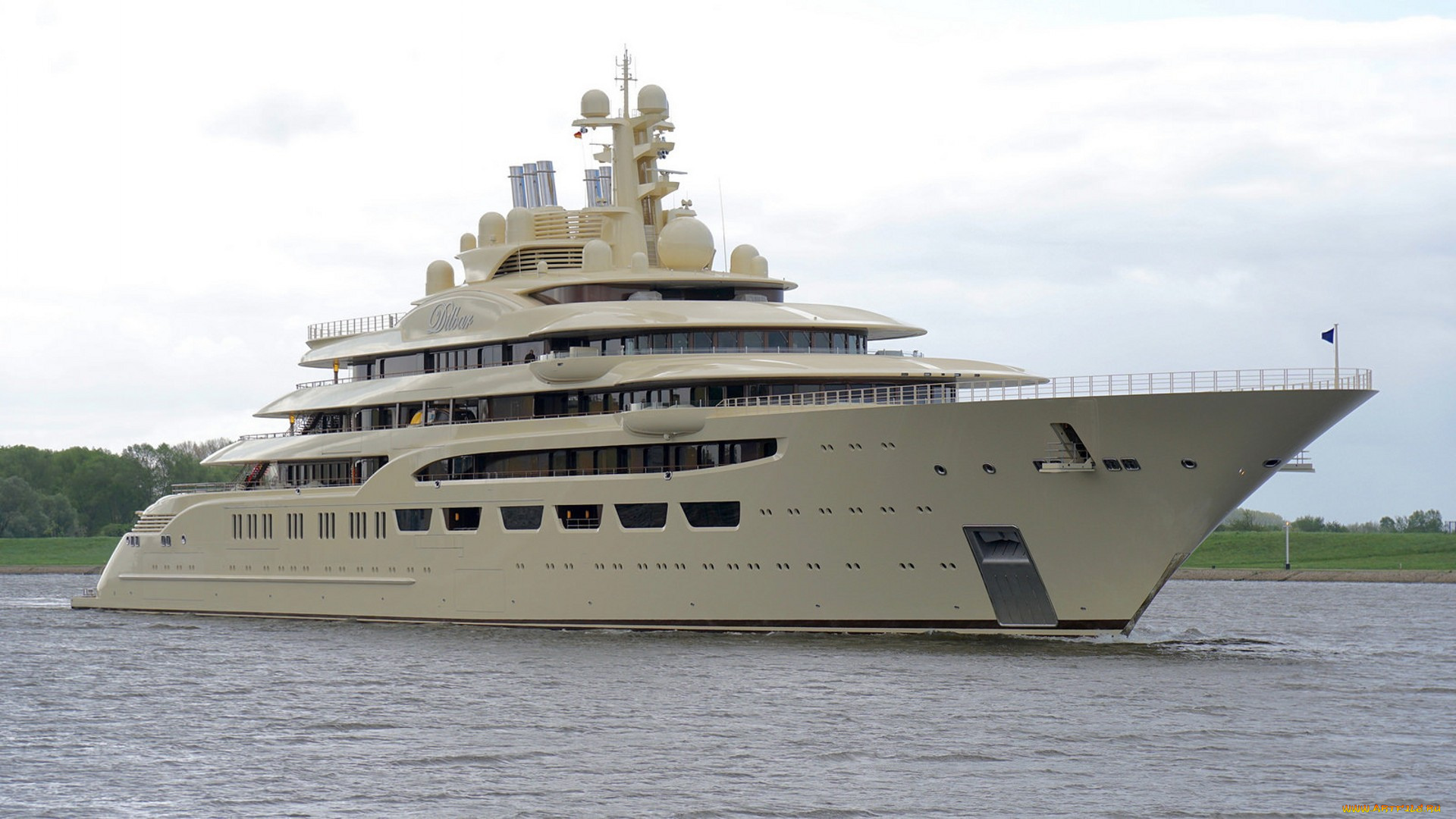 mega, yacht, dilbar, корабли, Яхты, суперяхта