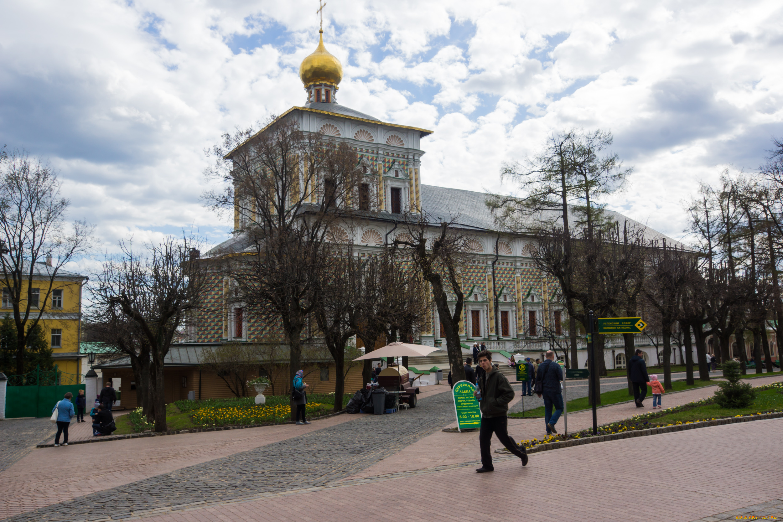 города, -, православные, церкви, , монастыри, троице, сергиевая, лавра, церковь, преподобного, cергия, трапезная, палата, трапезный, храм