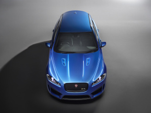 обоя автомобили, jaguar, uk-spec, sportbrake, xfr-s, синий, 2014