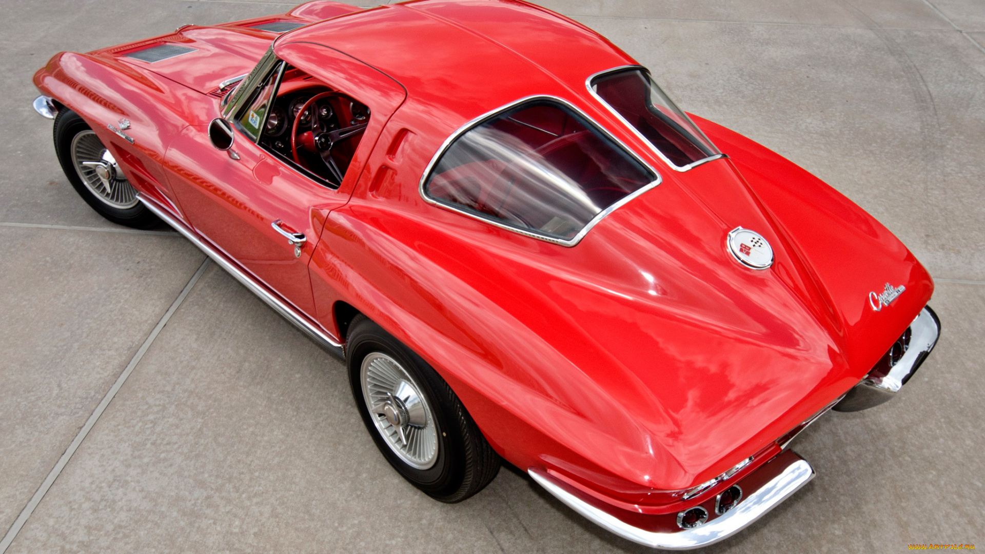 corvette, sting, ray, z06, 1963, автомобили, corvette, 1963, z06, sting, ray, red