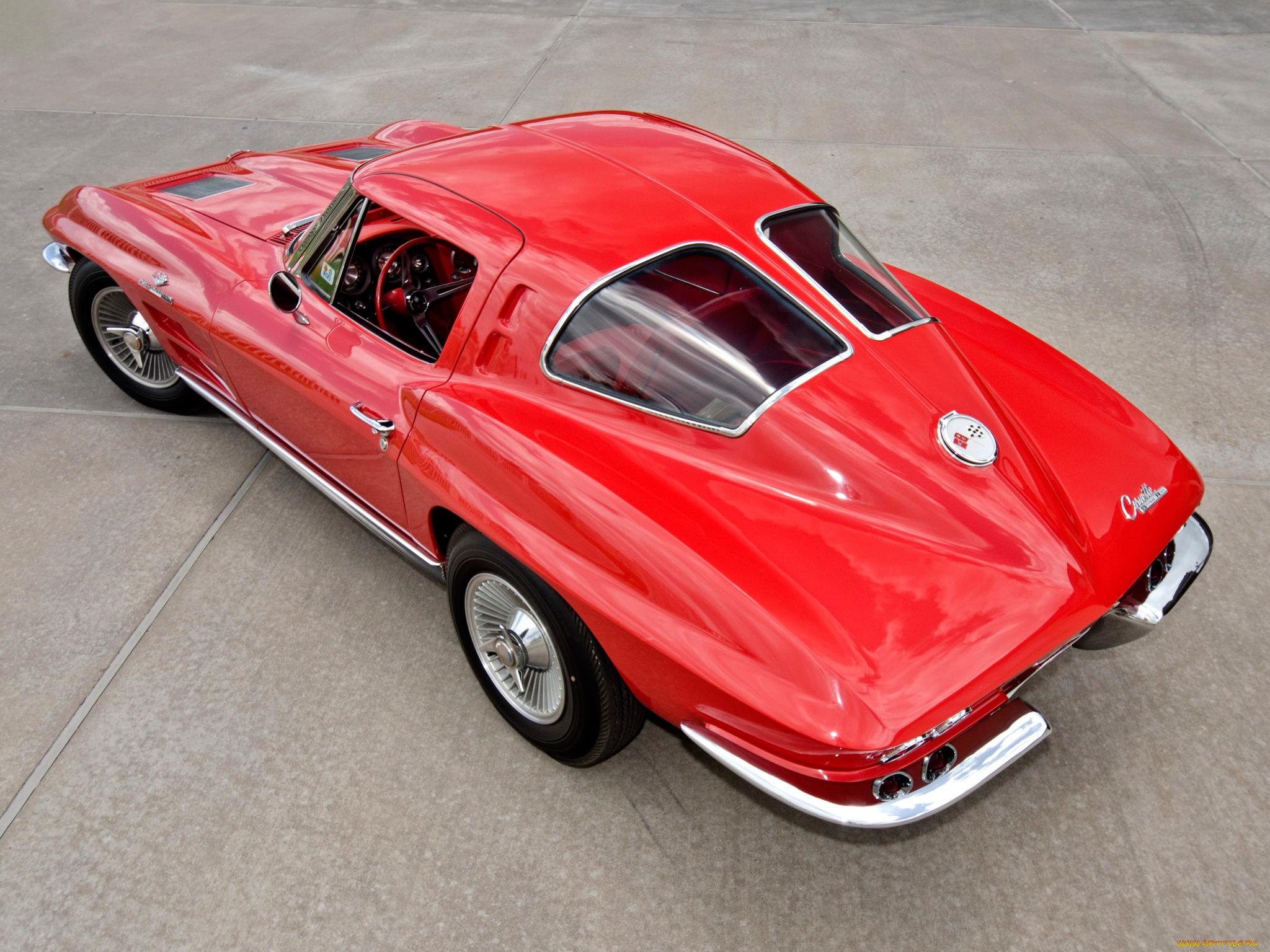 corvette, sting, ray, z06, 1963, автомобили, corvette, 1963, z06, sting, ray, red