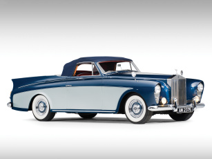 обоя rolls-royce silver cloud drophead coupe by hooper 1958, автомобили, rolls-royce, 1958, hooper, coupe, drophead, cloud, silver