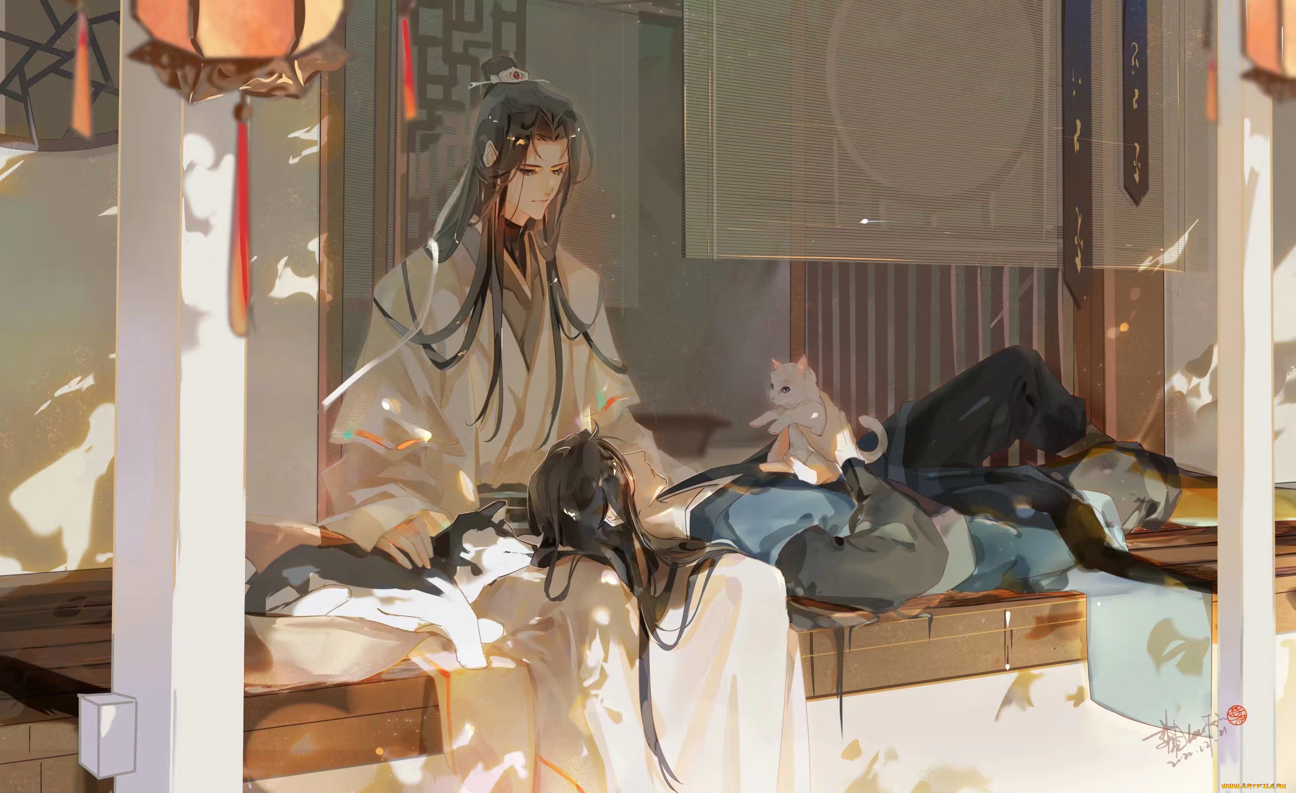 аниме, the, husky, and, his, white, cat, shizun, the, husky, and, his, white, cat, shizun