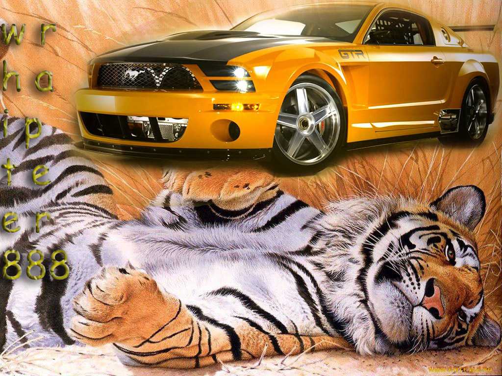 ford, mustang, gtr, автомобили