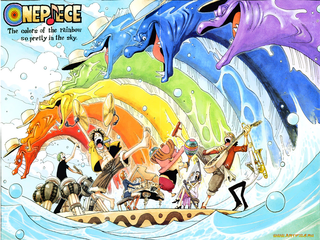 the, colors, of, rainbow, so, pretty, in, sky, аниме, one, piece, nami, monkey, d, luffy, nico, robin, sanji, roronoa, zoro, chopper, usopp