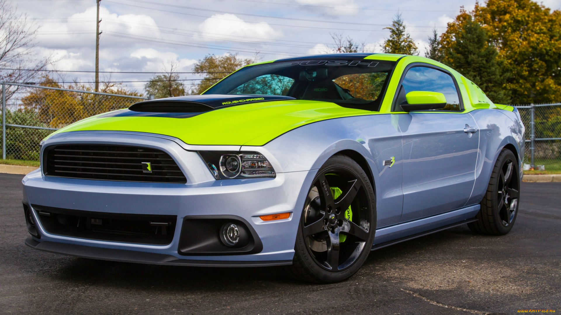 автомобили, mustang, roush