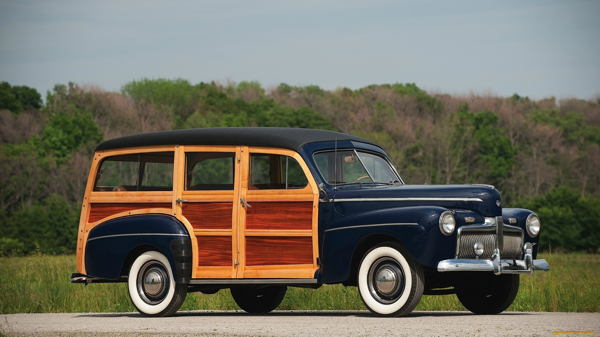 ford, super, deluxe, woodie, station, wagon, автомобили, классика