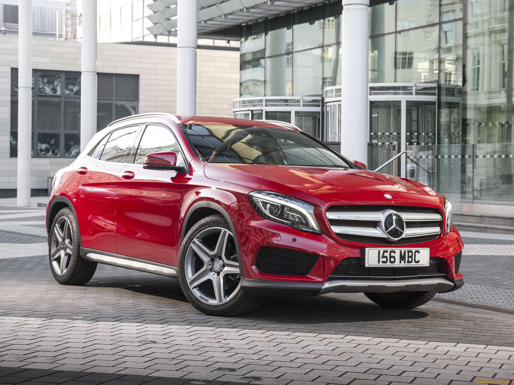 автомобили, mercedes-benz, package, sport, uk-spec, amg, 4matic, 250, x156, gla, 2014, красный