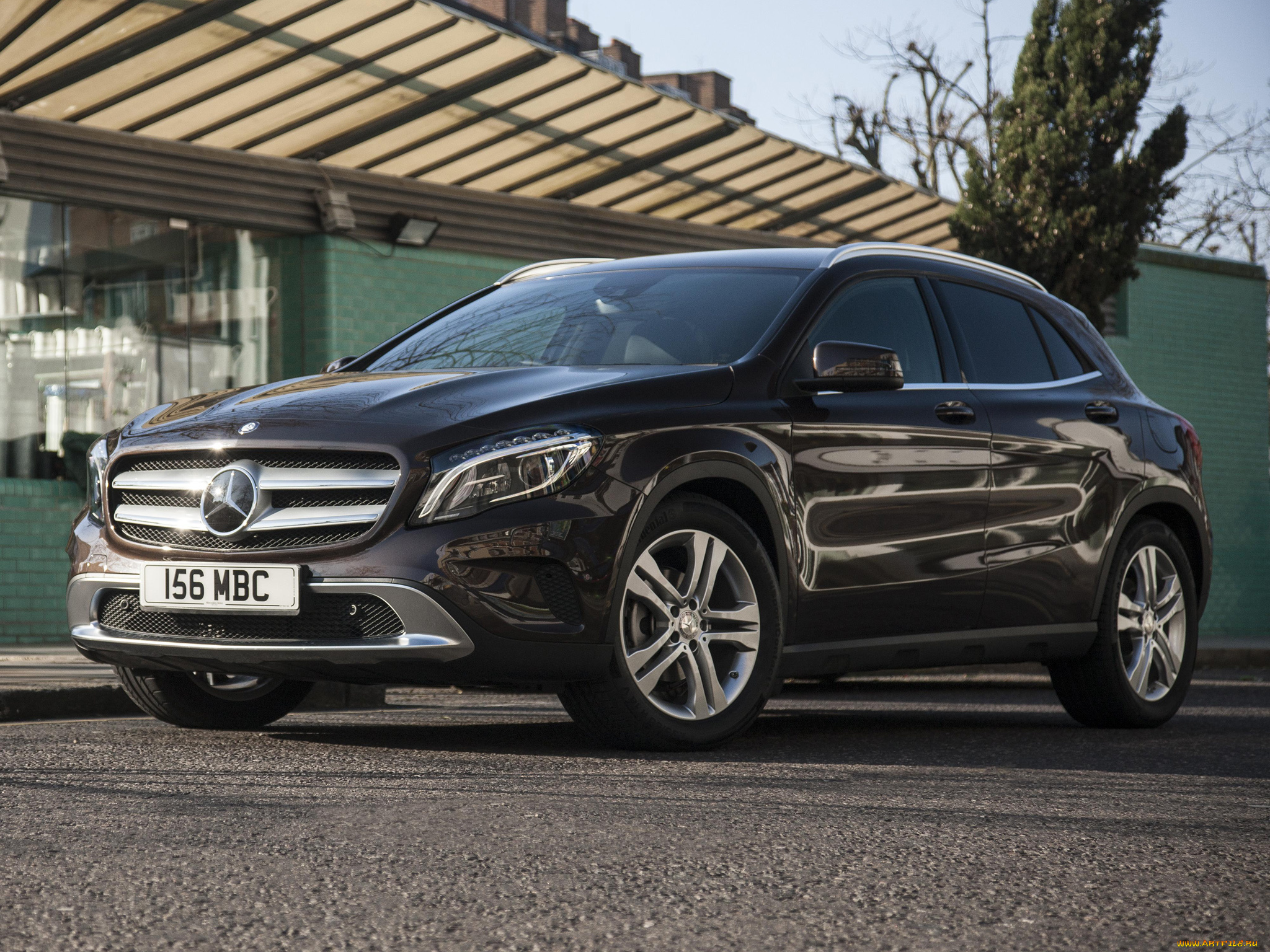 автомобили, mercedes-benz, темный, 2014, x156, uk-spec, cdi, gla, 200