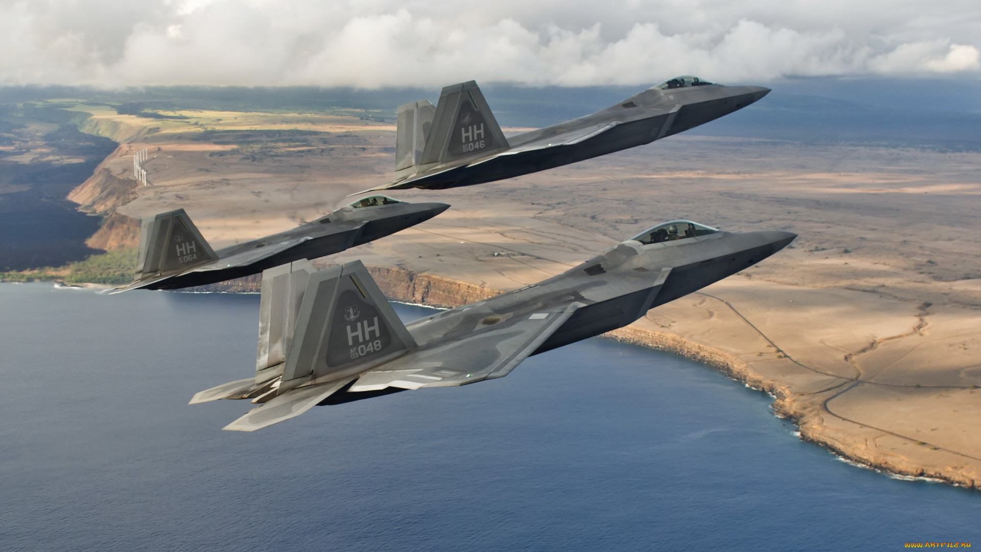 авиация, боевые, самолёты, f-22, raptors, самолёты, оружие