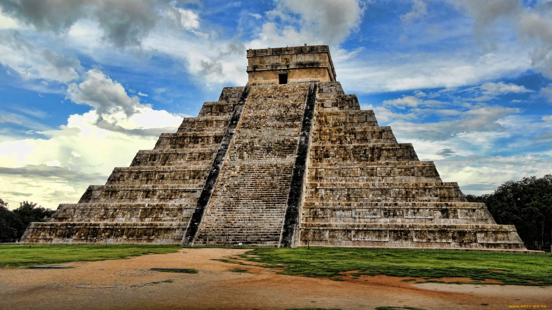 temple, of, kukulkan, города, -, исторические, , архитектурные, памятники, храм, пирамида