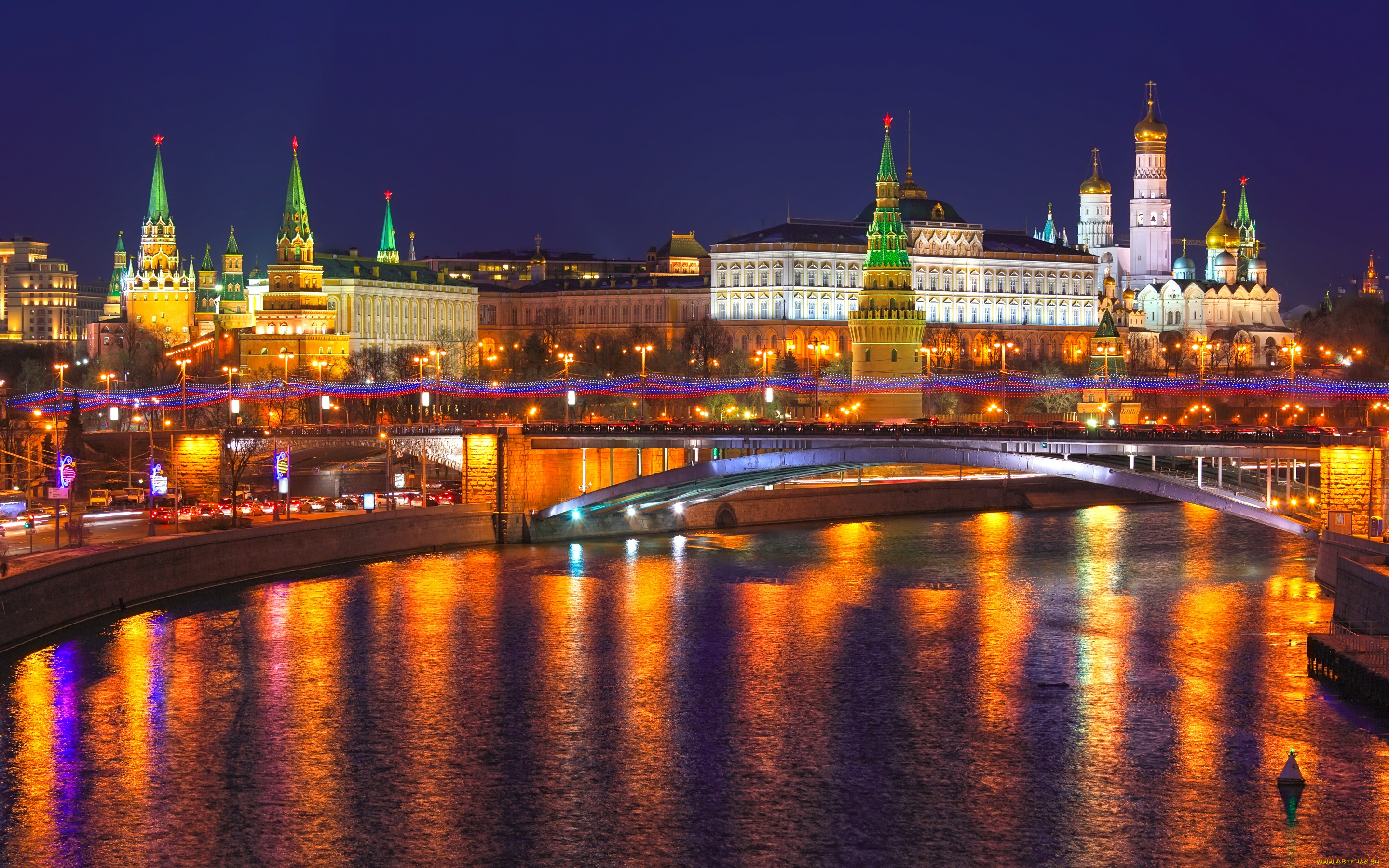 города, москва, , россия, moscow, russia, kremlin, city, москва, кремль, ночь, огни, река, отражение