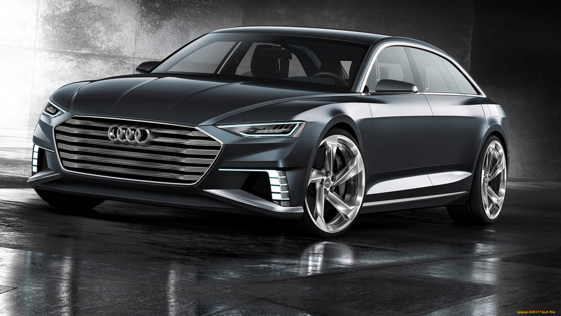 audi, a9, prologue, concept, 2016, автомобили, audi, металик, concept, prologue, avant, a9, серебристый, 2015