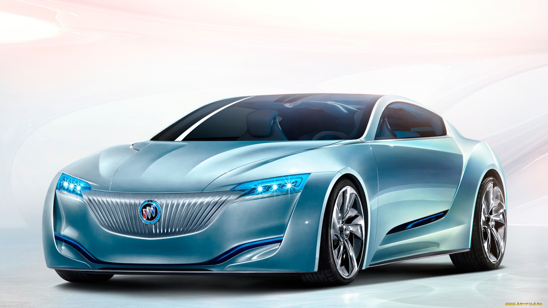 buick, riviera, concept, 2013, автомобили, 3д, buick, riviera, concept, 2013, car, небесно, голубой