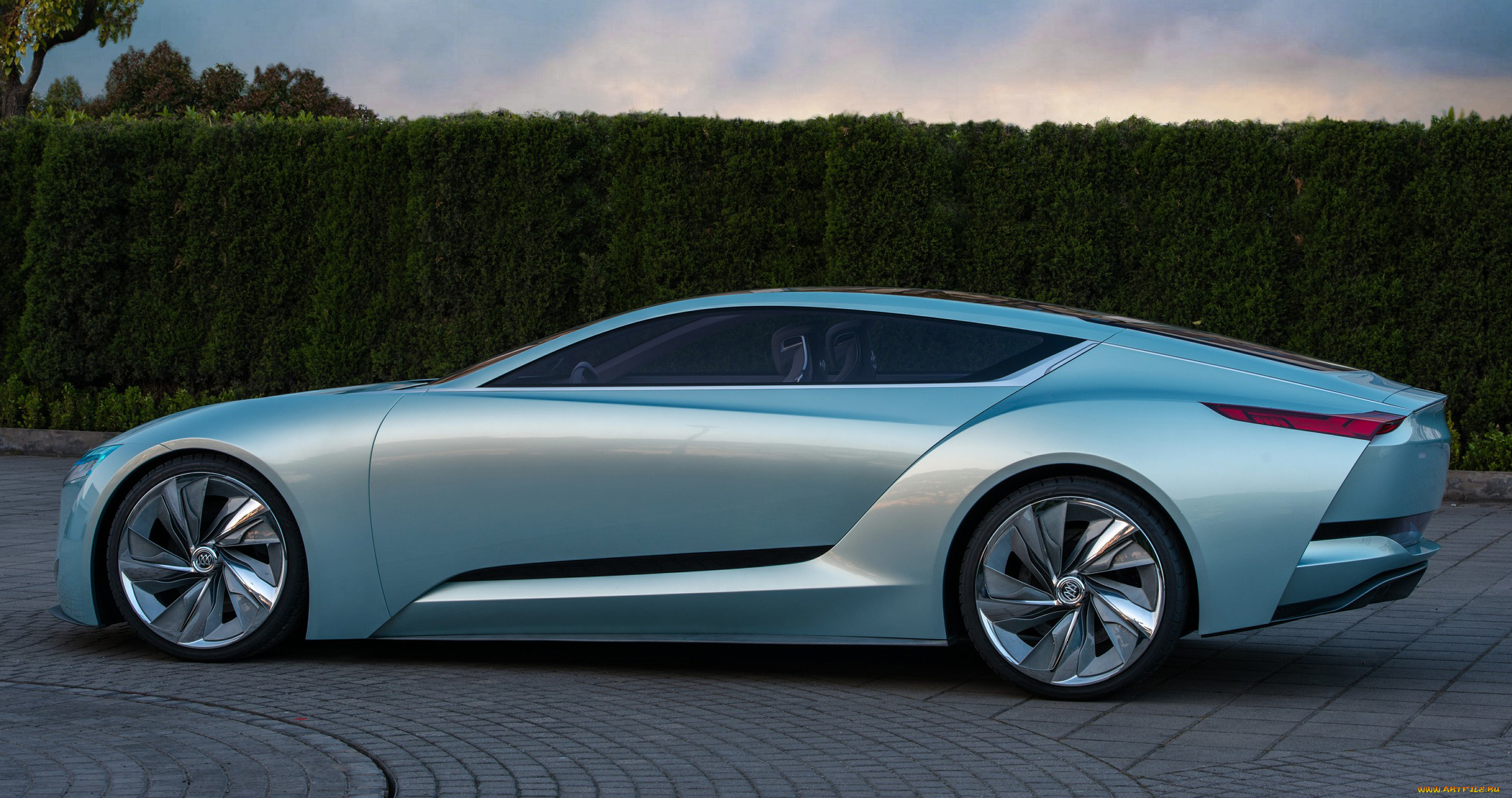 buick, riviera, concept, 2013, автомобили, buick, riviera, concept, 2013, car, небесно, голубой