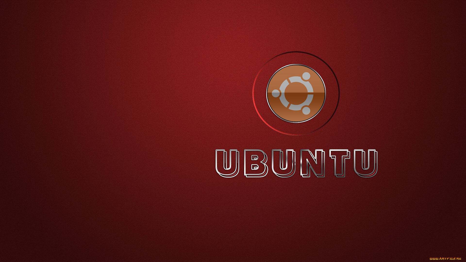 компьютеры, ubuntu, linux, логотип, фон