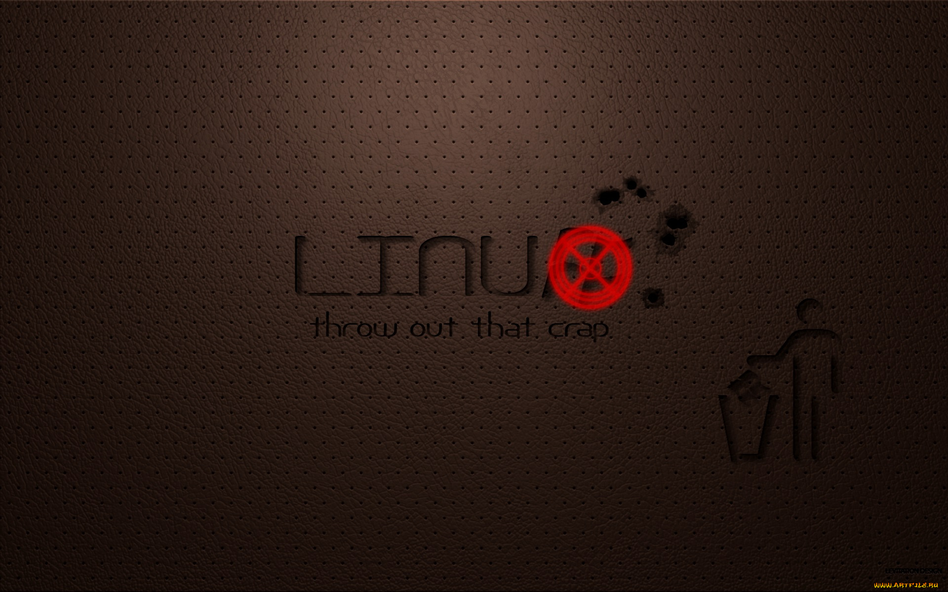 компьютеры, linux, фон, логотип