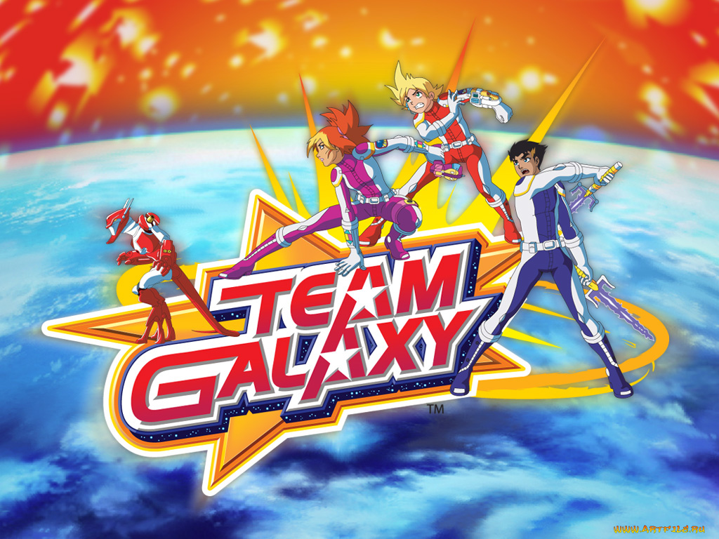 team, galaxy, мультфильмы