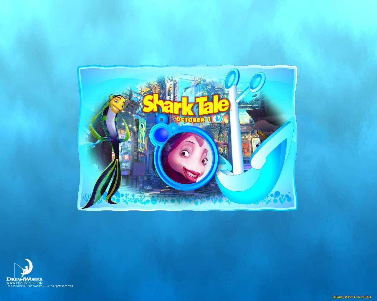 мультфильмы, shark, tale