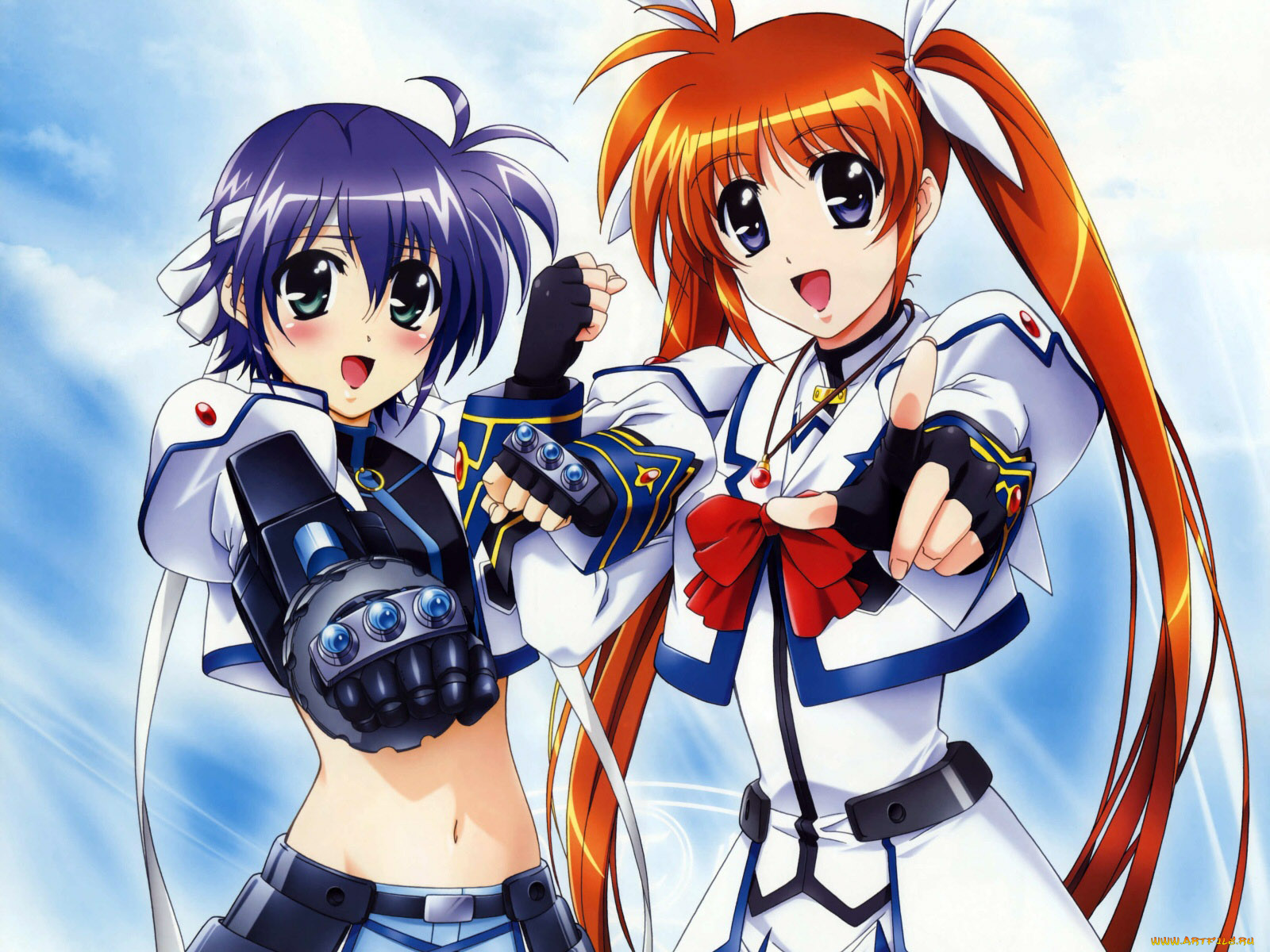 аниме, mahou, shoujo, lyrical, nanoha