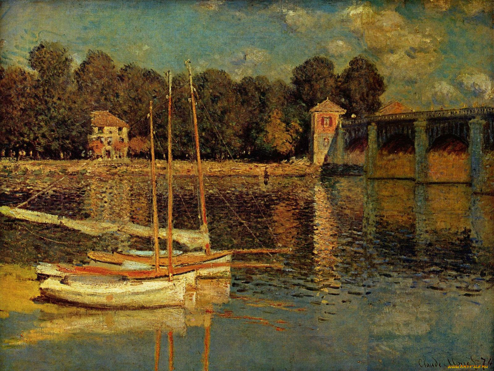 claude, monet, рисованные