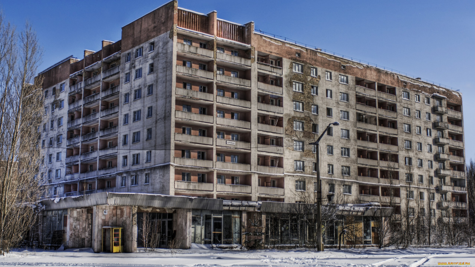 Чернобыль, излучённый, жилой, жом, разное, развалины, руины, металлолом
