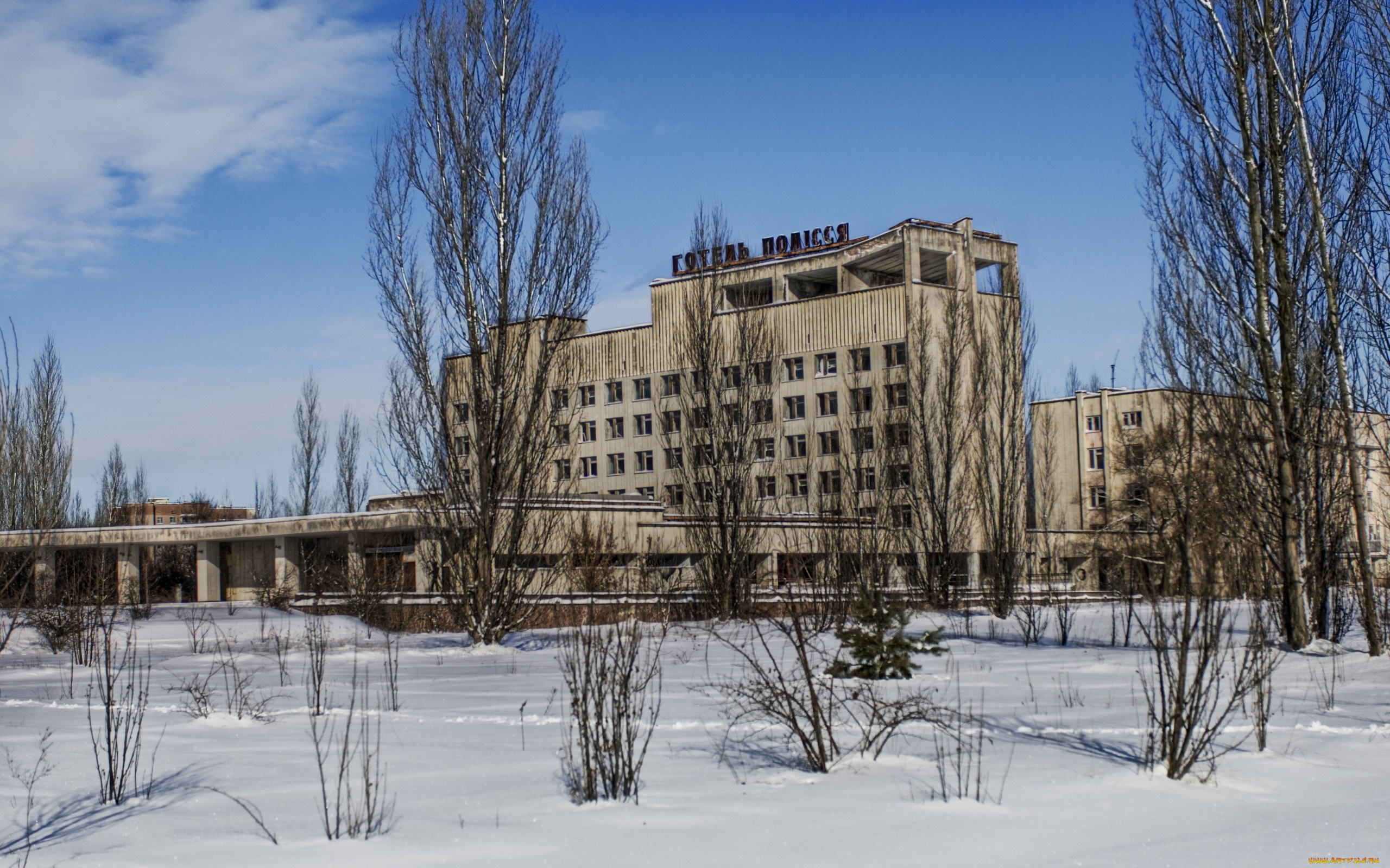 гостиница, Чернобыле, разное, развалины, руины, металлолом