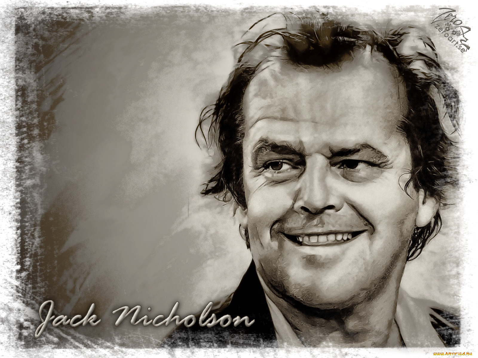 jack, nicholson, рисованные, люди