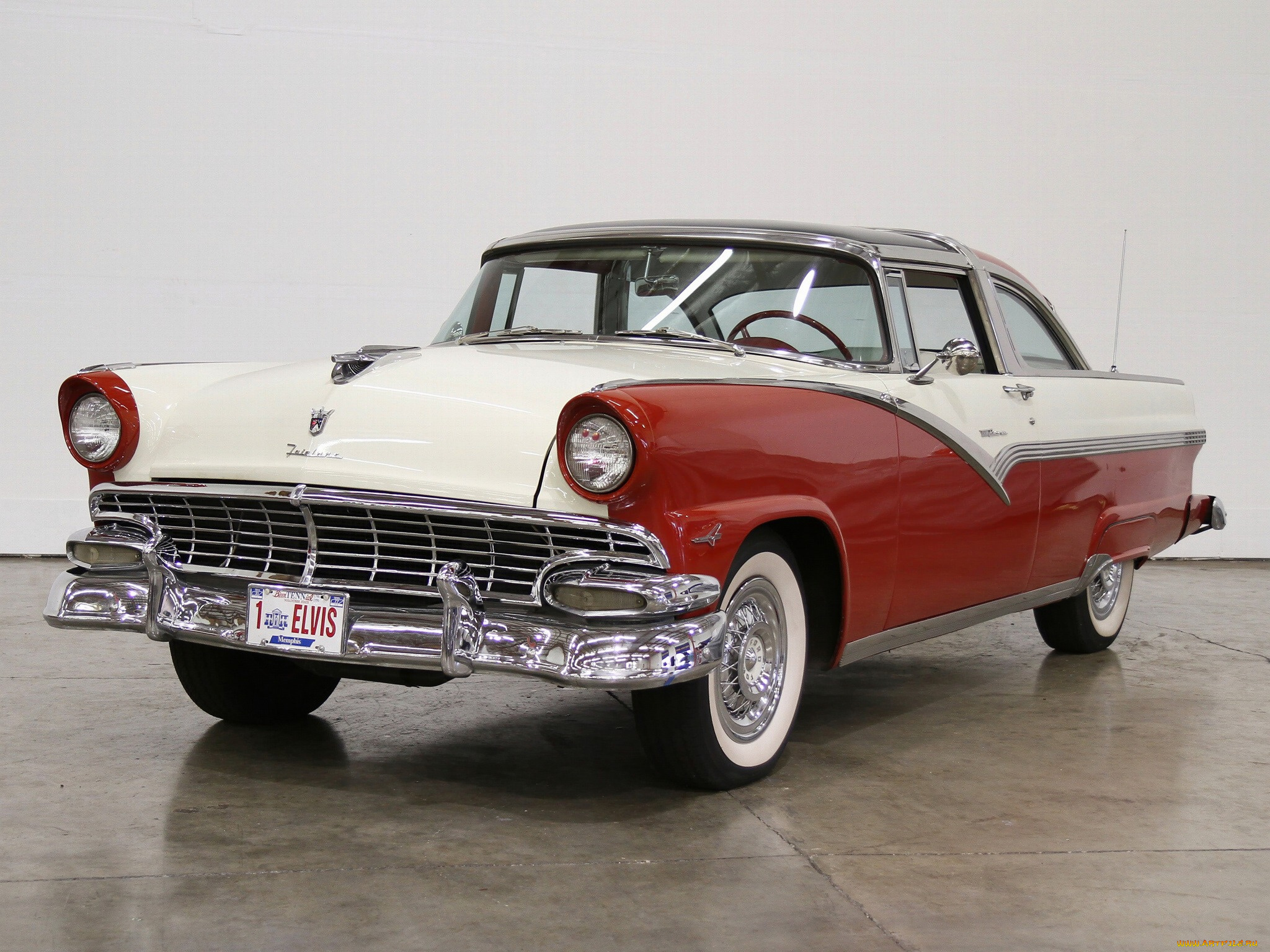 ford, fairlane, crown, victoria, skyliner, coupe, 1956, автомобили