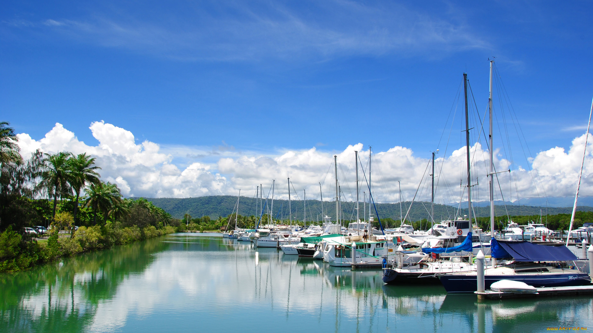 port, douglas, queensland, australia, корабли, порты, причалы, австралия, яхты, бухта, порт, дуглас, квинсленд