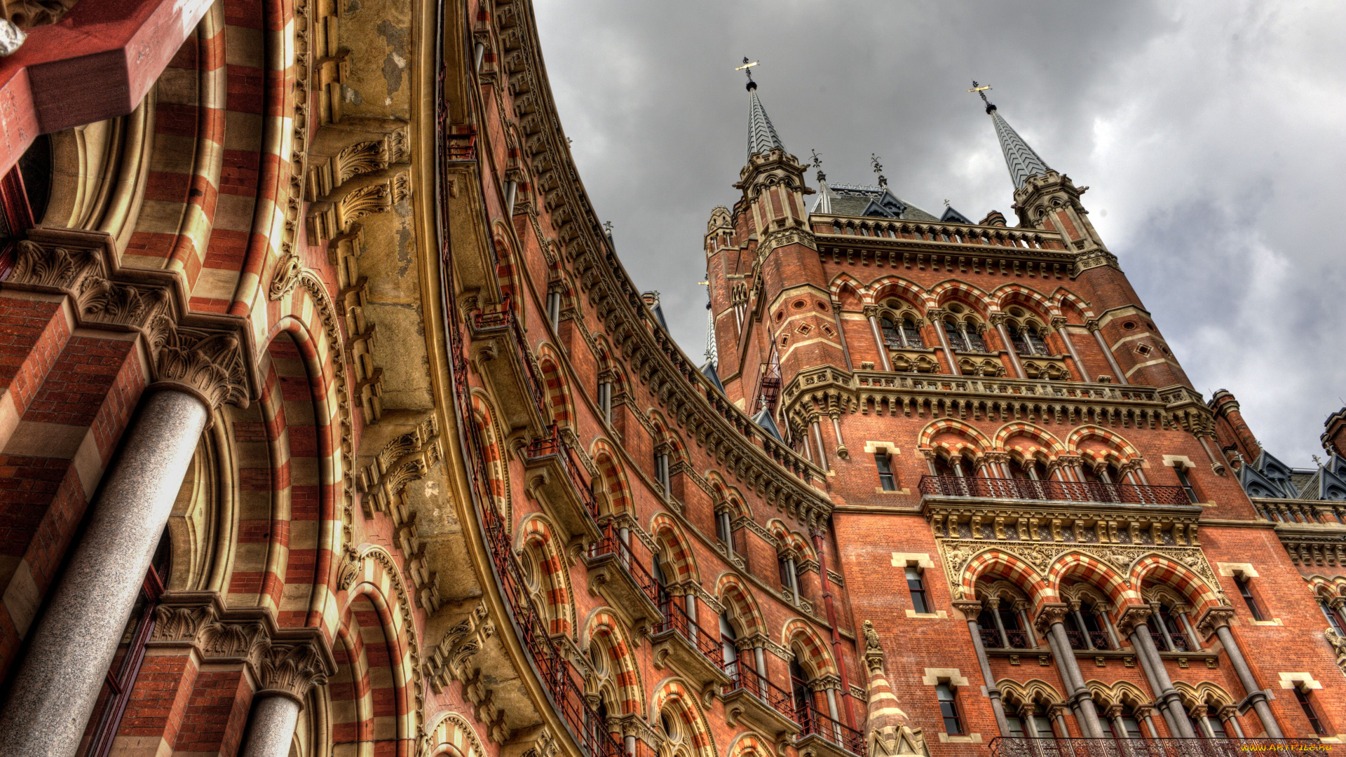 st, pancras, railway, station, города, лондон, великобритания, вокзал, здание, вокзала, england, london