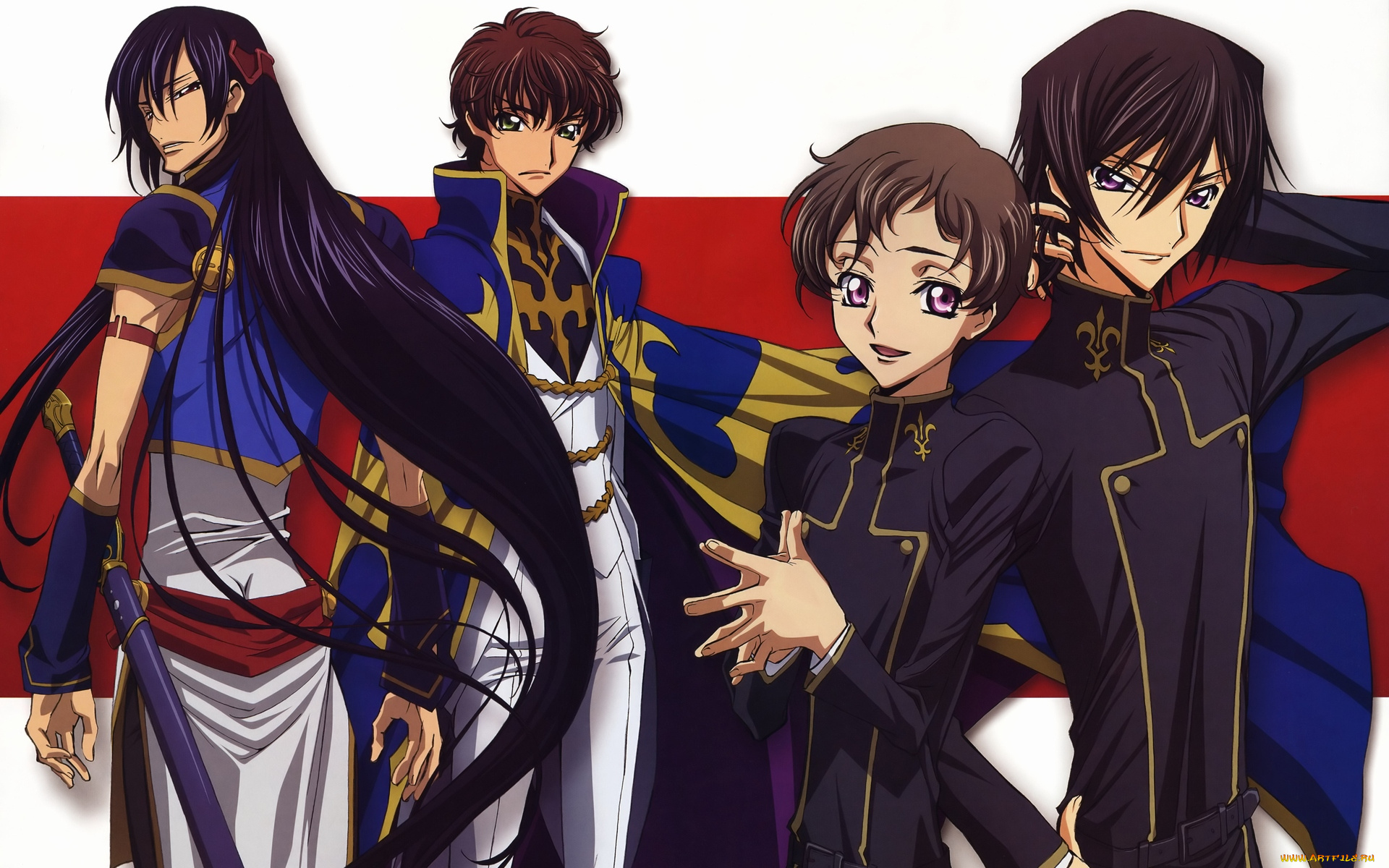 аниме, code, geass