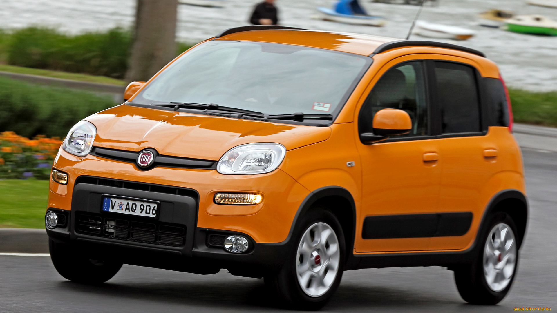 автомобили, fiat, panda, trekking, au-spec, 319, 2013, желтый