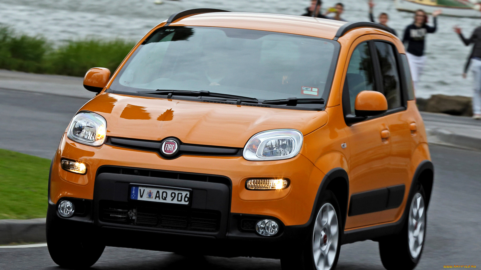 автомобили, fiat, panda, trekking, au-spec, 319, 2013, желтый