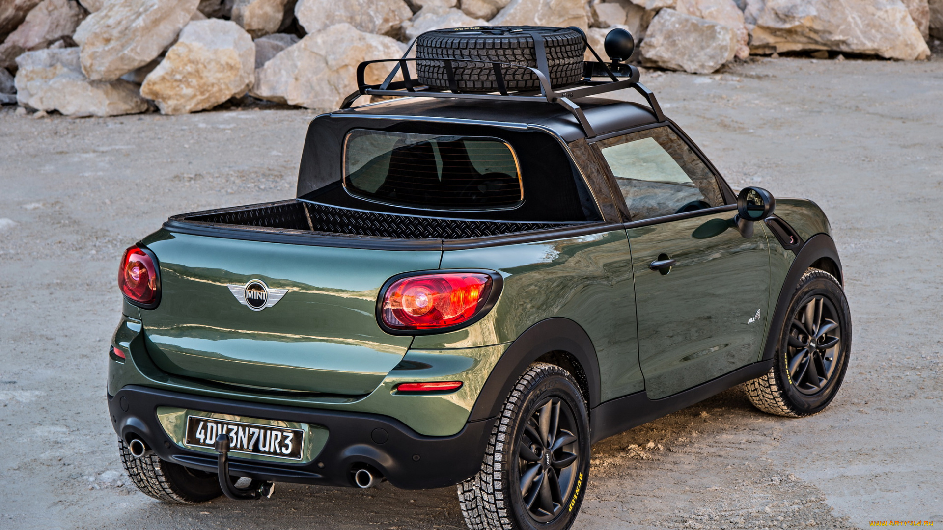 автомобили, mini, paceman, adventure, r61, 2014, зеленый