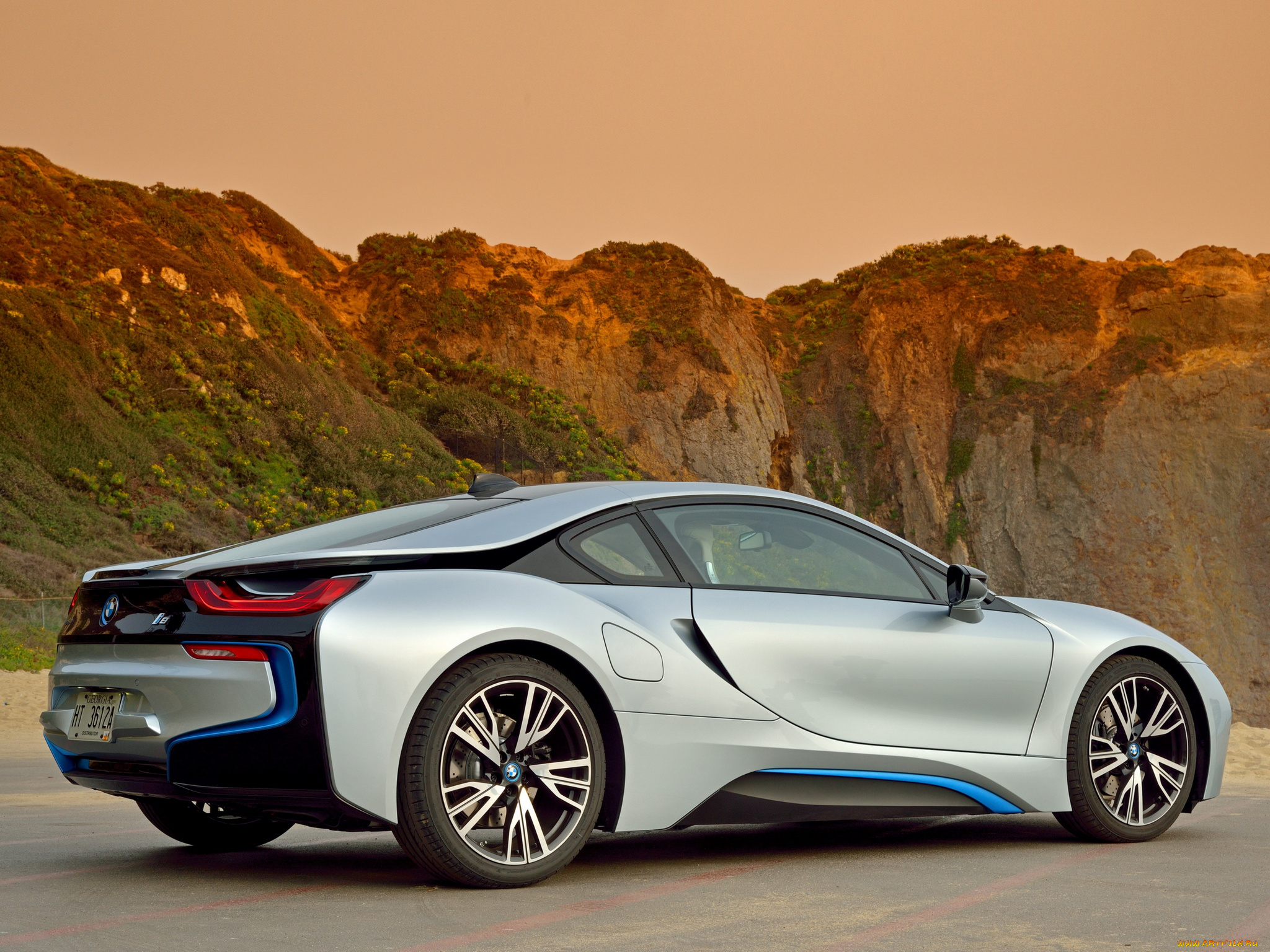 автомобили, bmw, светлый, 2013г, i8