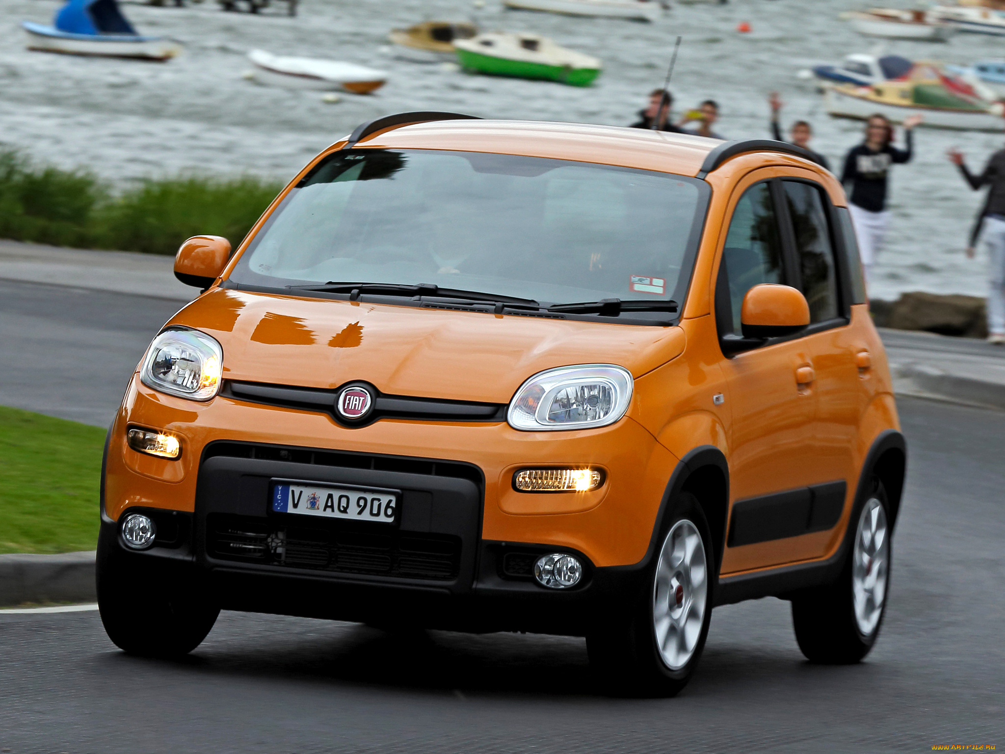 автомобили, fiat, panda, trekking, au-spec, 319, 2013, желтый