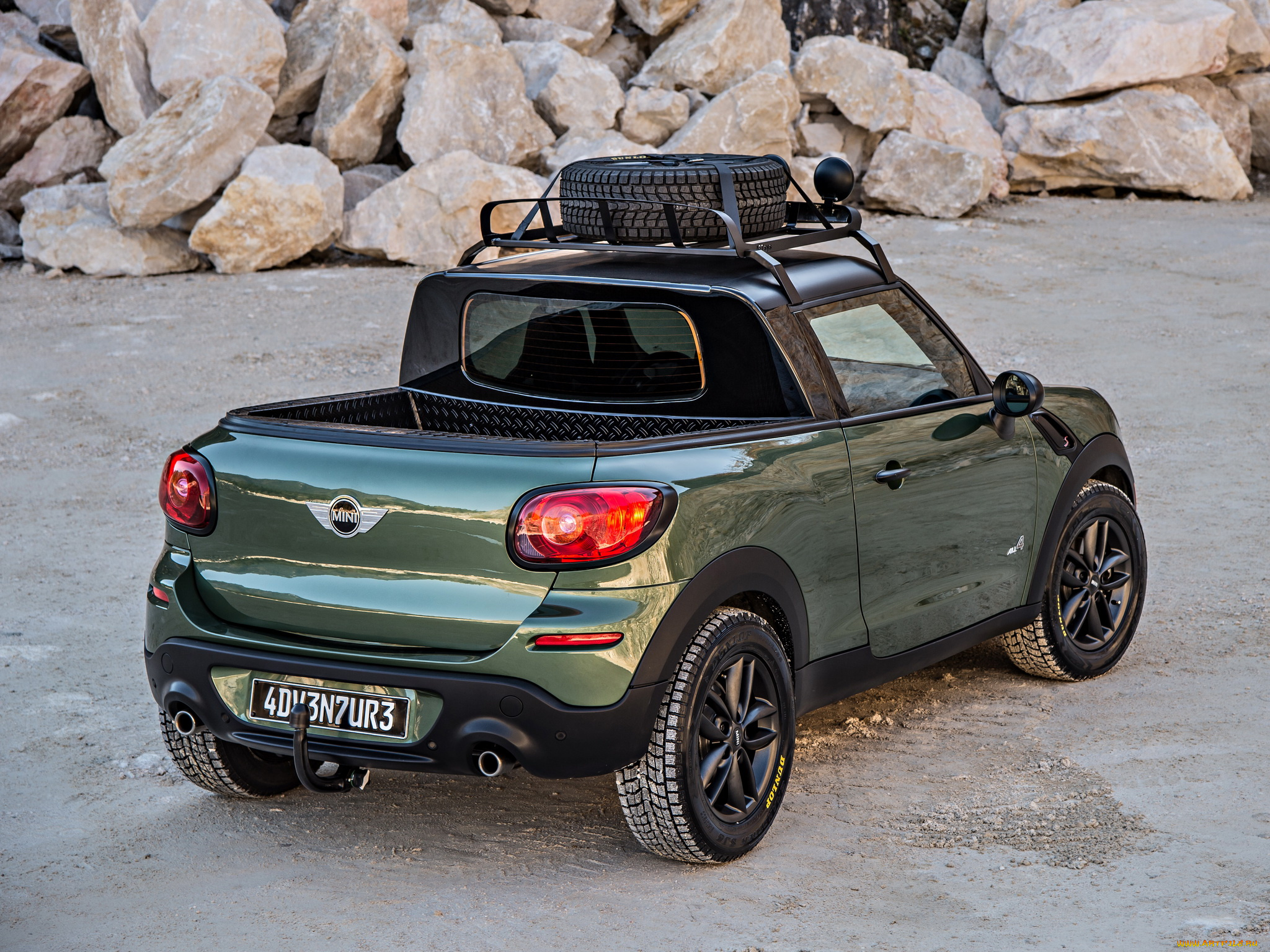 автомобили, mini, paceman, adventure, r61, 2014, зеленый