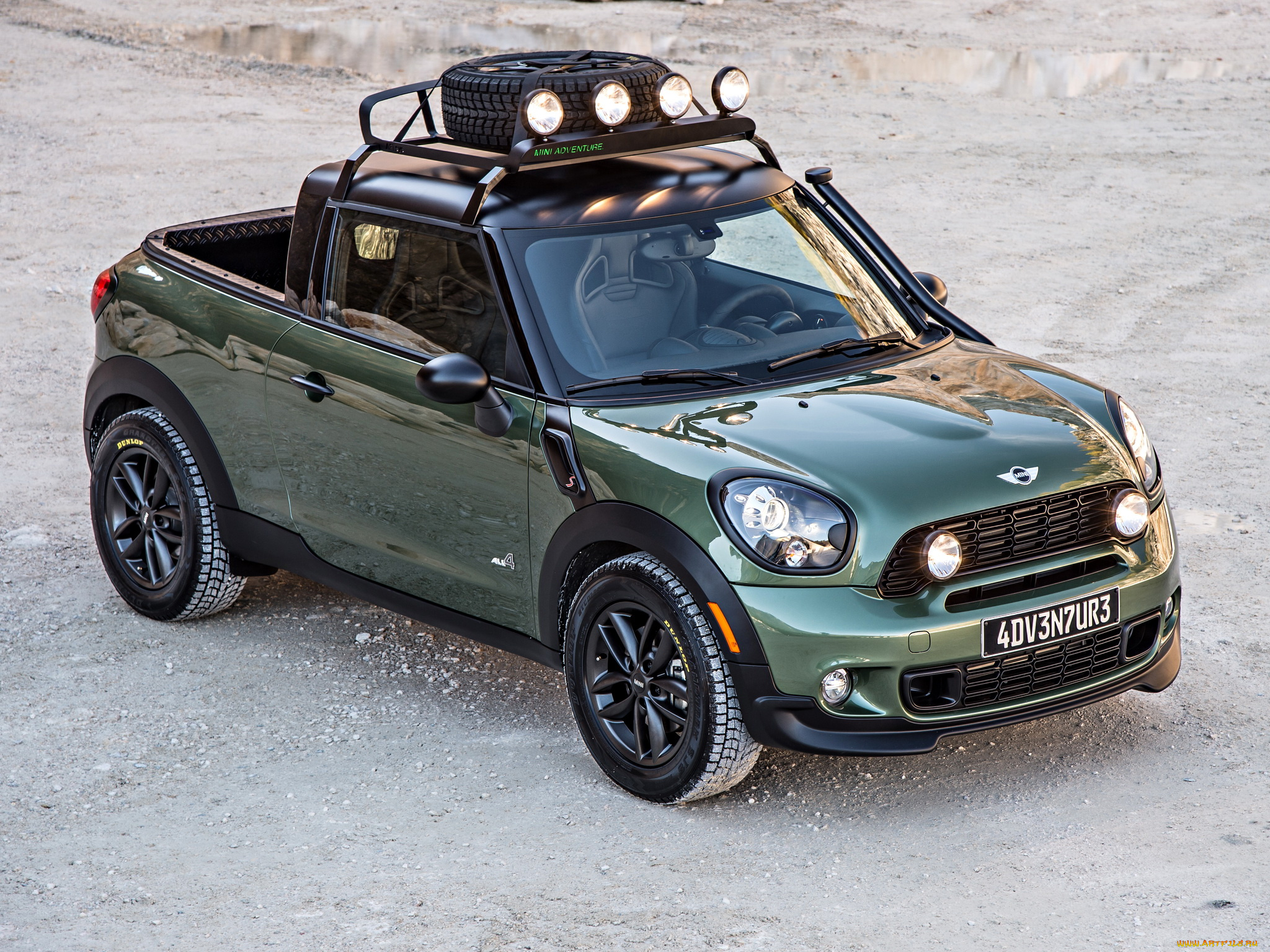 автомобили, mini, paceman, adventure, r61, 2014, зеленый