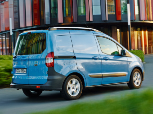 Картинка автомобили ford 2014г синий courier transit