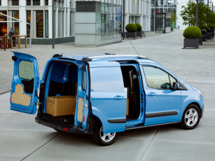 Картинка автомобили ford синий 2014г courier transit