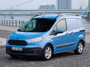 Картинка автомобили ford transit синий 2014г courier