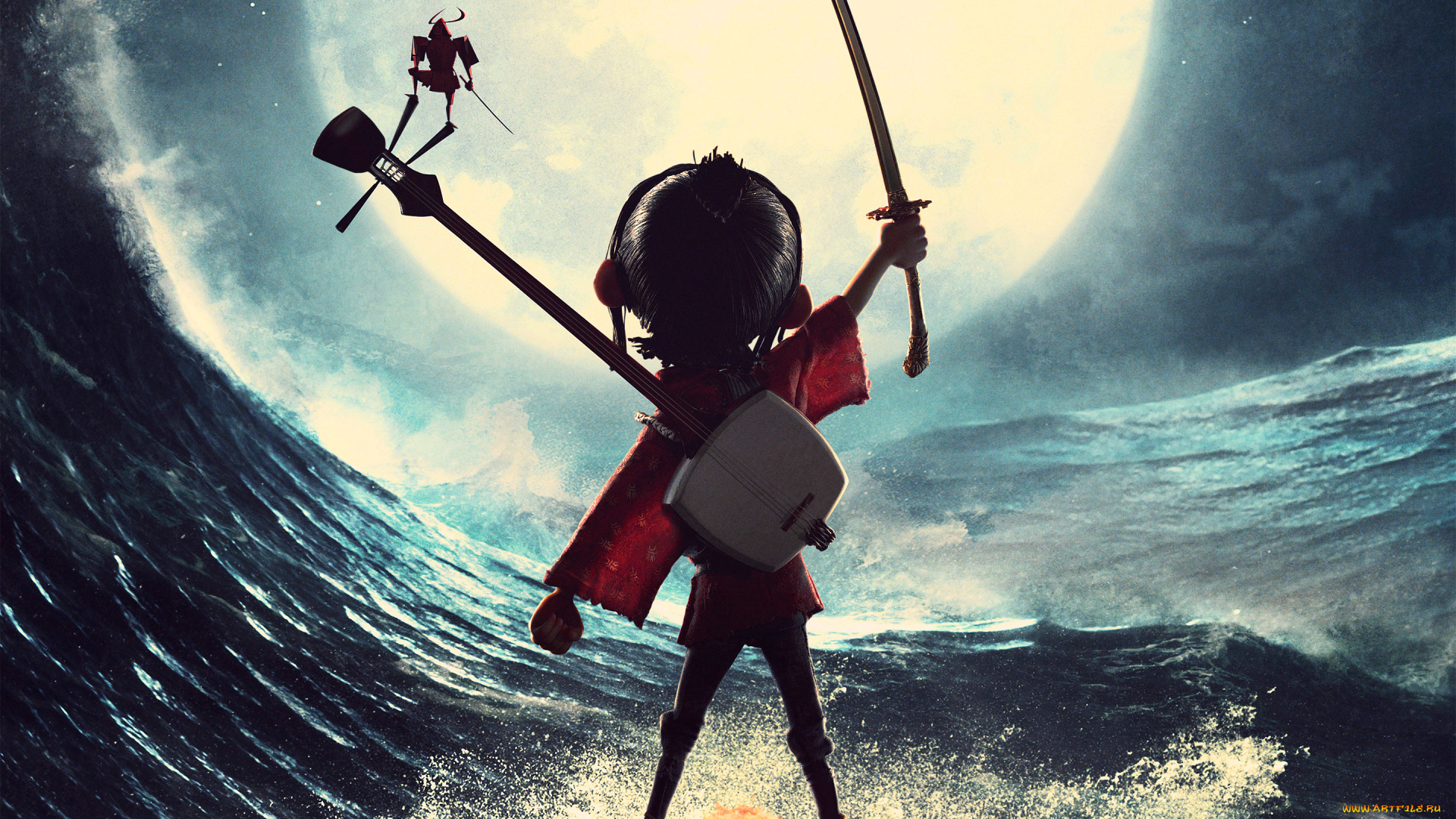 мультфильмы, kubo, and, the, two, strings, kubo, and, the, two, strings