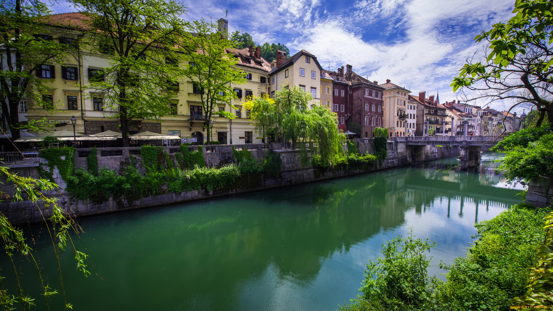 ljubljana, -, slovenija, города, -, улицы, , площади, , набережные, простор