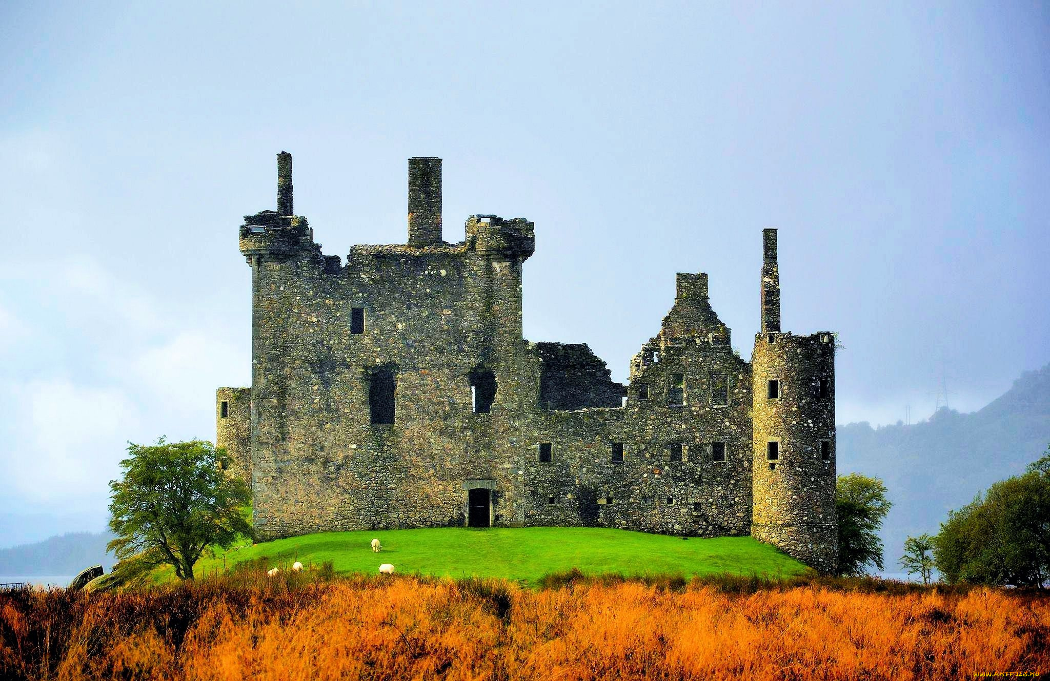 kilchum, castle, scotland, города, замки, англии, kilchum, castle